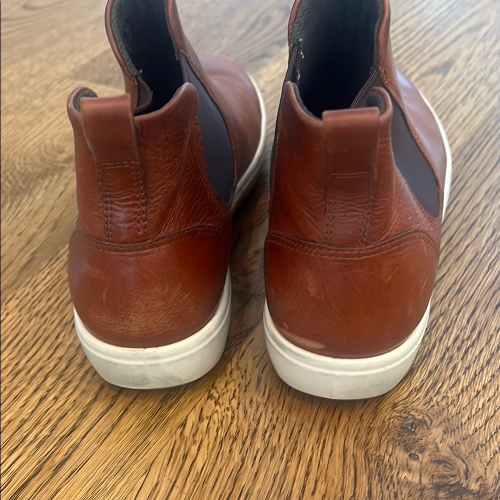 ECCO Soft 7 Chelsea Boot in brown - Picture 6 of 8